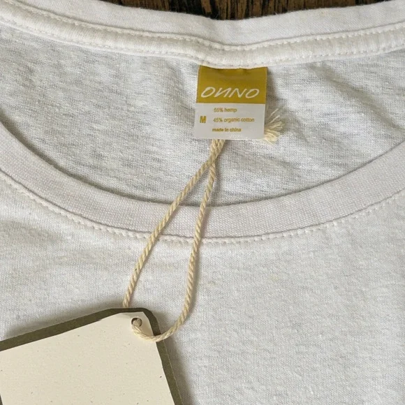 NWT Onno hemp short sleeve tshirt - Picture 2 of 3